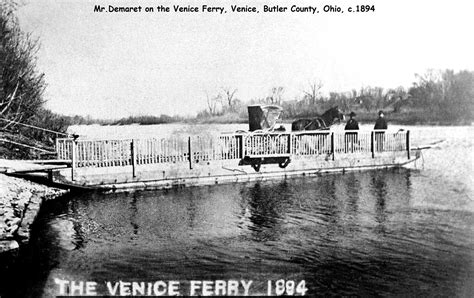 The Venice Ferry In Venice Now Ross Twp Butler County Ohio 1894 In