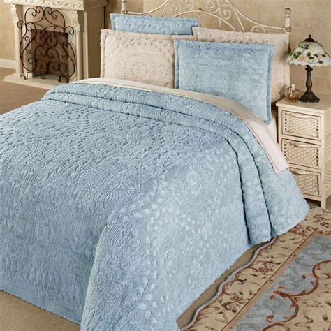 Rio Lightweight Cotton Chenille Bedspread Bedding