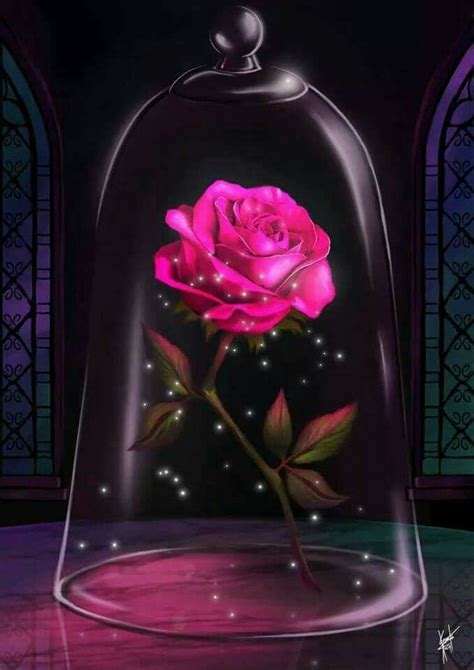 [24+] Beauty And The Beast Rose Wallpapers on WallpaperSafari