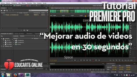 Mejorar Audio De Videos En Premiere Pro Y Audition En 30 Segundos Youtube