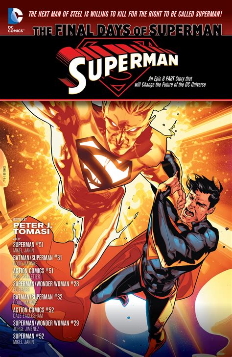 Dc Comics Rebirth Spoilers New 52 Superman Dies As Dc