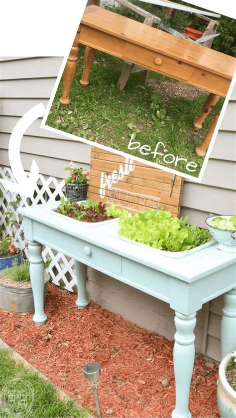 Decor Hacks : An old sofa table can be reused as a DIY ...