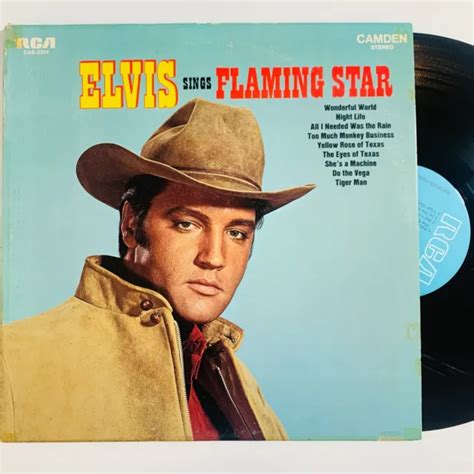 Elvis Presley Elvis Sings Flaming Star 1969 Rca Camden Cas 2304 Vg
