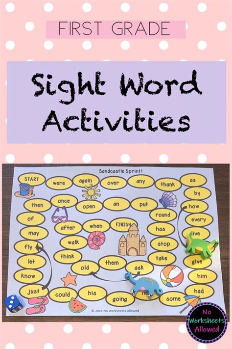 1st Grade Sight Words Games