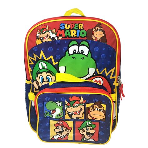 Nintendo Super Mario Backpack 16 Luigi Nintendo And Detachable