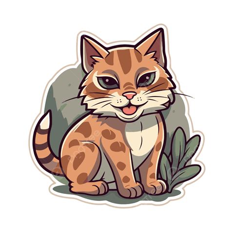 Tabby Cat Sticker Png Vector Psd And Clipart With Transparent