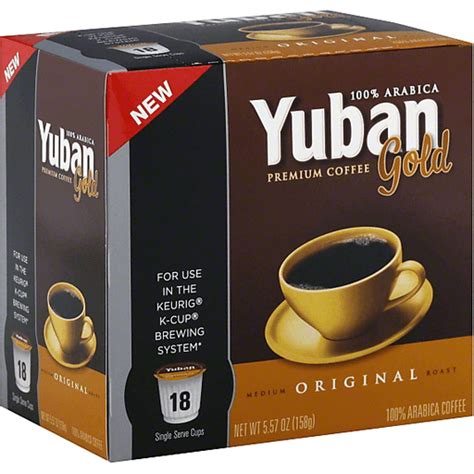 Yuban Gold Keurig Hot Coffee Premium Medium Roast Original K Cup
