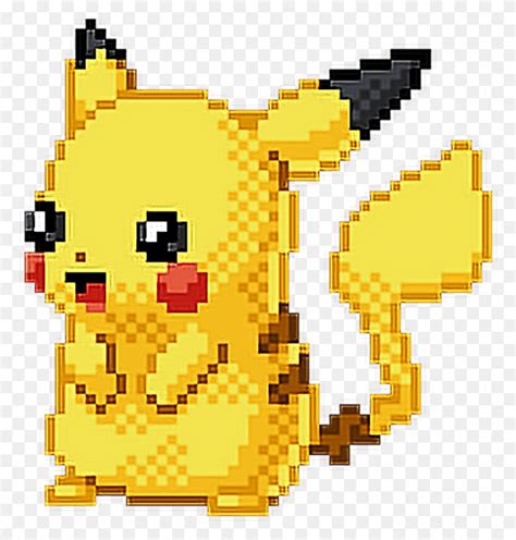 Descargar Png Pokemon Pikachu Pixel Art Pixelado Lindo Adorable Pixel