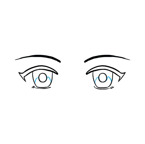 View How To Draw Anime Eyes Easy Png