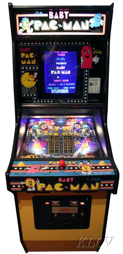 Baby Pac Man Pinball By Bally Midway