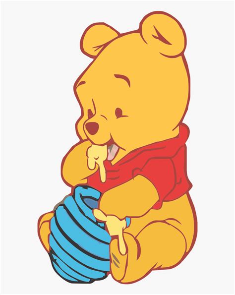 Will ship in a corrugated postal tube. Baby Winnie The Pooh Vector Clipart , Png Download - Cute ...