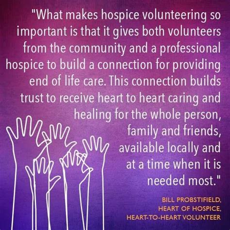 Hospice Volunteering Is Such A Blessing Hospice Volunteer Heart Care