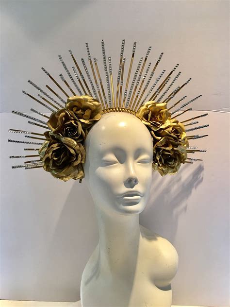 Gold Spike Headband Maternity Birthday Crown Headpiece Etsy