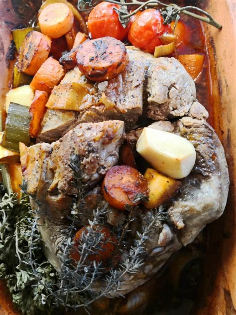 Lammkeule Römertopf Lammkeule aus dem Römertopf