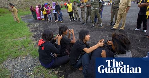Police Arrest Punks In Indonesia In Pictures World News The Guardian