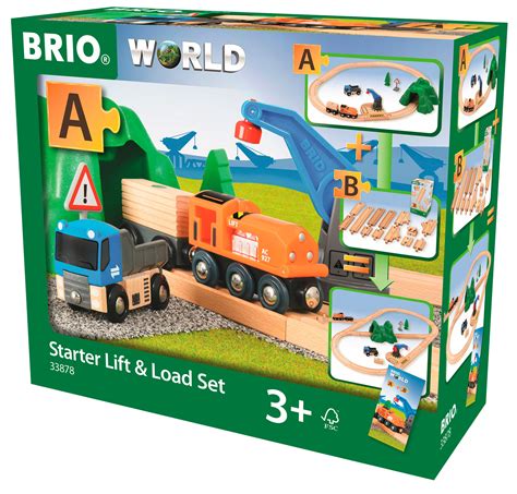 Brio 33097 cargo railway deluxe set | 54 piece train toy with accessories and wooden tracks for kids age 3 and up,multi. BRIO Railway Set Full Range of Wooden Train Sets Children ...