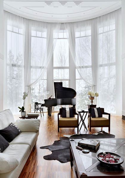 Today we're helping a couple who wants to turn their bland living room into a modern oasis. Luxurious House Design by Russian Architects, Black and ...