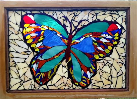 Home Butterfly Mosaic Art