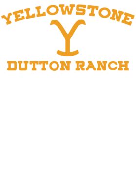 Yellowstone Dutton Ranch Tv Show Logo Cool T Shirt png image