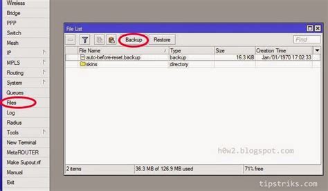 How To Backup Mikrotik Configuration Computer Smartphone Tips Trick