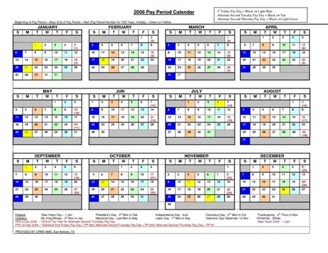 2021 Payroll Calendar Federal Government