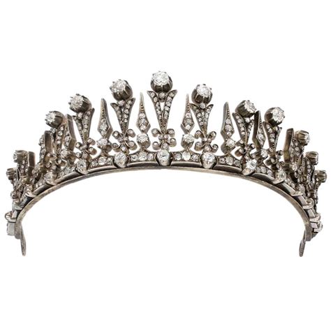 Tiara Crown Diamond Necklace For Sale At 1stDibs