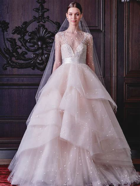 Of course, a bride's shoes may want to be dressed in something that shines down the aisle. 15 Most Beautiful Wedding Dresses from the Spring 2016 ...
