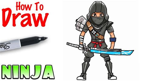 Download How To Draw Ninja Fortnite Art Tutorial Mp3 Mp4 3gp Flv