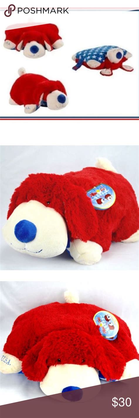 My Pillow Pets Dog 18 Patriotic Pup Brand Nwt Animal Pillows