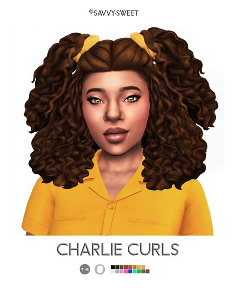 Charli Curlsyou Can Change The Scrunchie Savvysweet Sims Hair