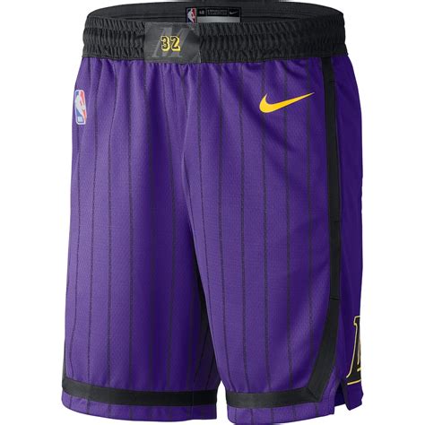 Nike Los Angeles Lakers Purple City Edition Swingman Performance Shorts