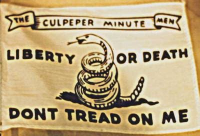 Liberty or death flag meaning. Why the Minutemen