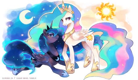 Princess Celestia And Princess Luna My Little Pony Freundschaft Ist