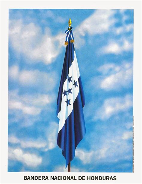 La Bandera Nacional Simbolos Patrios De Honduras 21541023