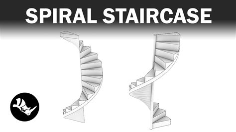 Easy Spiral Staircase In Rhino Youtube