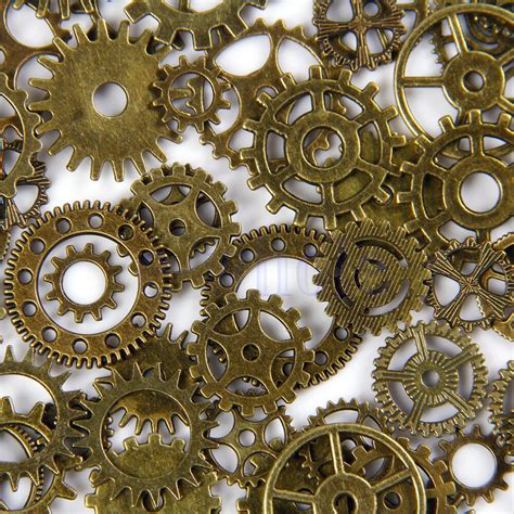 Hot promotions in clock cog on aliexpress: 5 X Vintage Steampunk Watch Parts Clock Gears Wheels Cogs ...