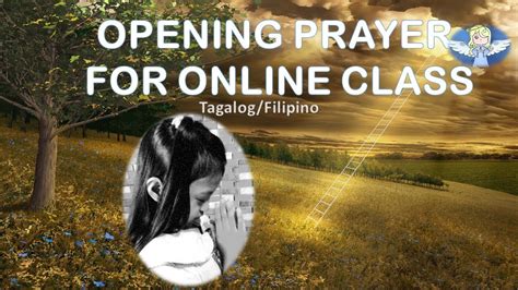 Opening Prayer For Online Class Tagalogfilipino Youtube