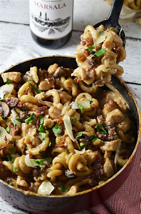 It's dry and sweet without being overpowering, and can cut through the richness. One Pot Creamy Chicken Marsala Pasta - Host The Toast