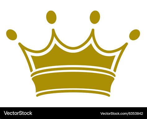 Royal Crown Royalty Free Vector Image Vectorstock