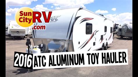 Atc Aluminum Toy Hauler For Sale Phoenix Toy Hauler 2016 Sun City Rv