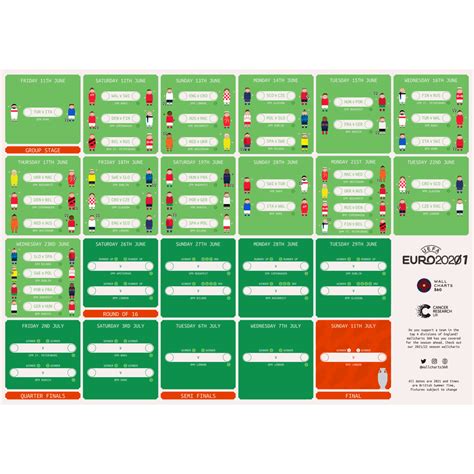 Then you can download and use this spreadsheet that will show full schedule of the tournament. Results | Football And Music Prediction League