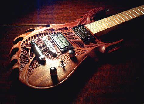 Simply Creative Incredible Carved Guitar