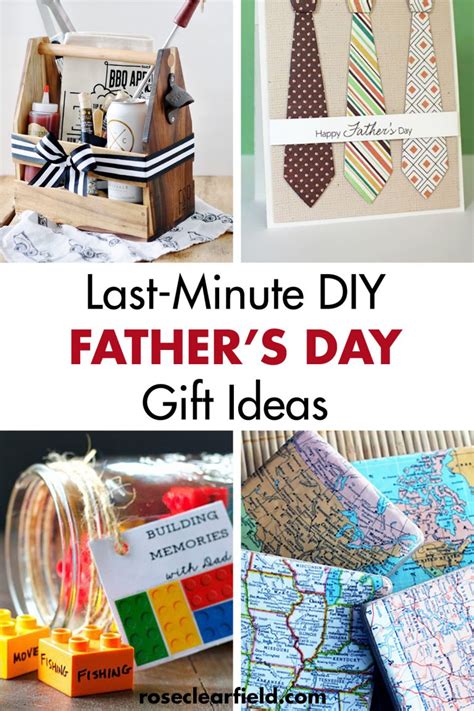 Last Minute Diy Fathers Day T Ideas • Rose Clearfield
