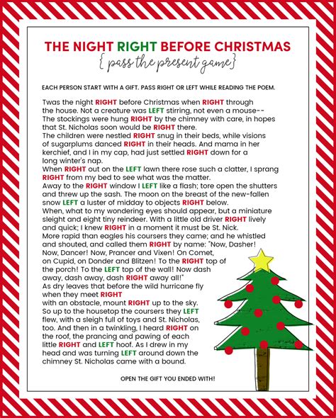 8 Best Images Of Printable Left Right Rudolph Game Printable Right