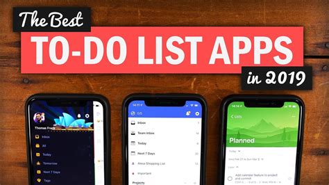 List and comparison of the best free and commercial project management apps in the market for android and ios: The 3 Best Task Management Apps in 2019 - YouTube