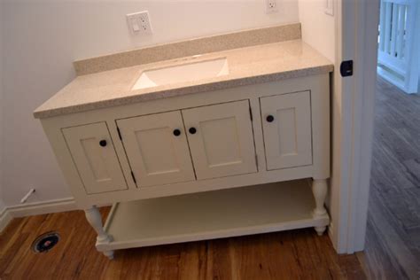 This 48 single bathroom vanity set completes your bathroom renovation in simple contemporary design. Build DIY 48 bathroom vanity plans PDF Plans Wooden ...