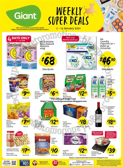 Giant Weekly Super Deals Promotion 07 13 January 2021 ~ Supermarket