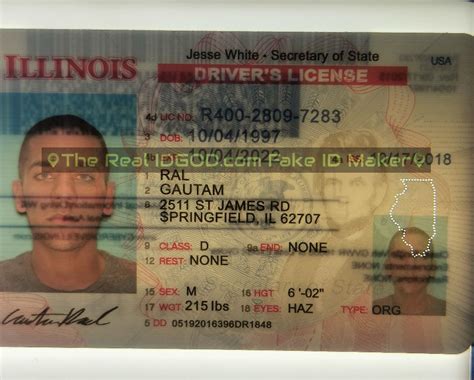 Illinois Fake Id Real Idgod Official Fake Id Maker Website