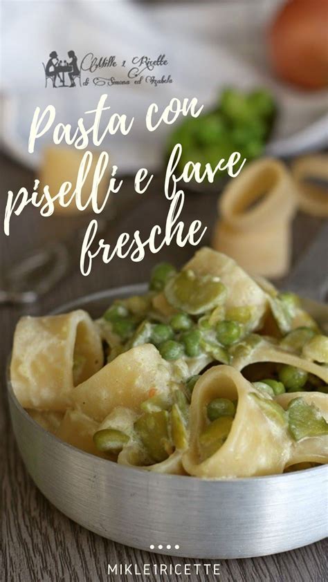 Approfittiamo del mese di maggio quando si trovano freschi e teneri sia le fave che i piselli e facciamo un pieno di colore nel piatto e per ricordare una tradizione romana serviamolo con un'abbondante spolverata di pecorino grattugiato a grana grossa! Pasta con piselli e fave fresche (con immagini) | Ricette ...