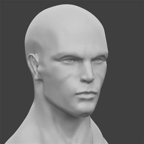 Artstation Head Sculpt Practice Stylized Male 2